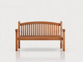 Banc de jardin en bois massif 150x58x90 cm - bois naturel - extérieur style classique